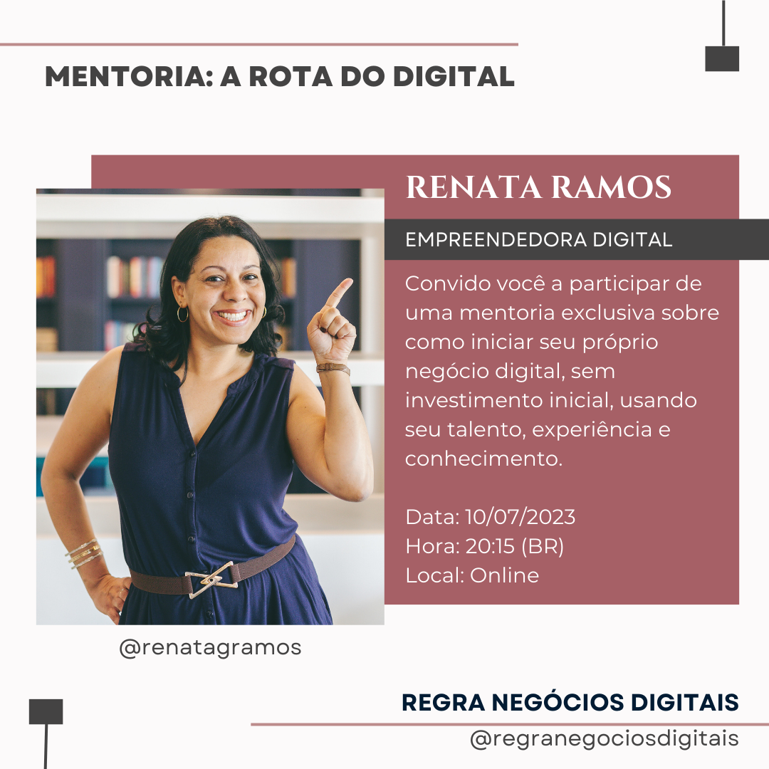 Mentoria sobre negócio digital – 10/07/2023